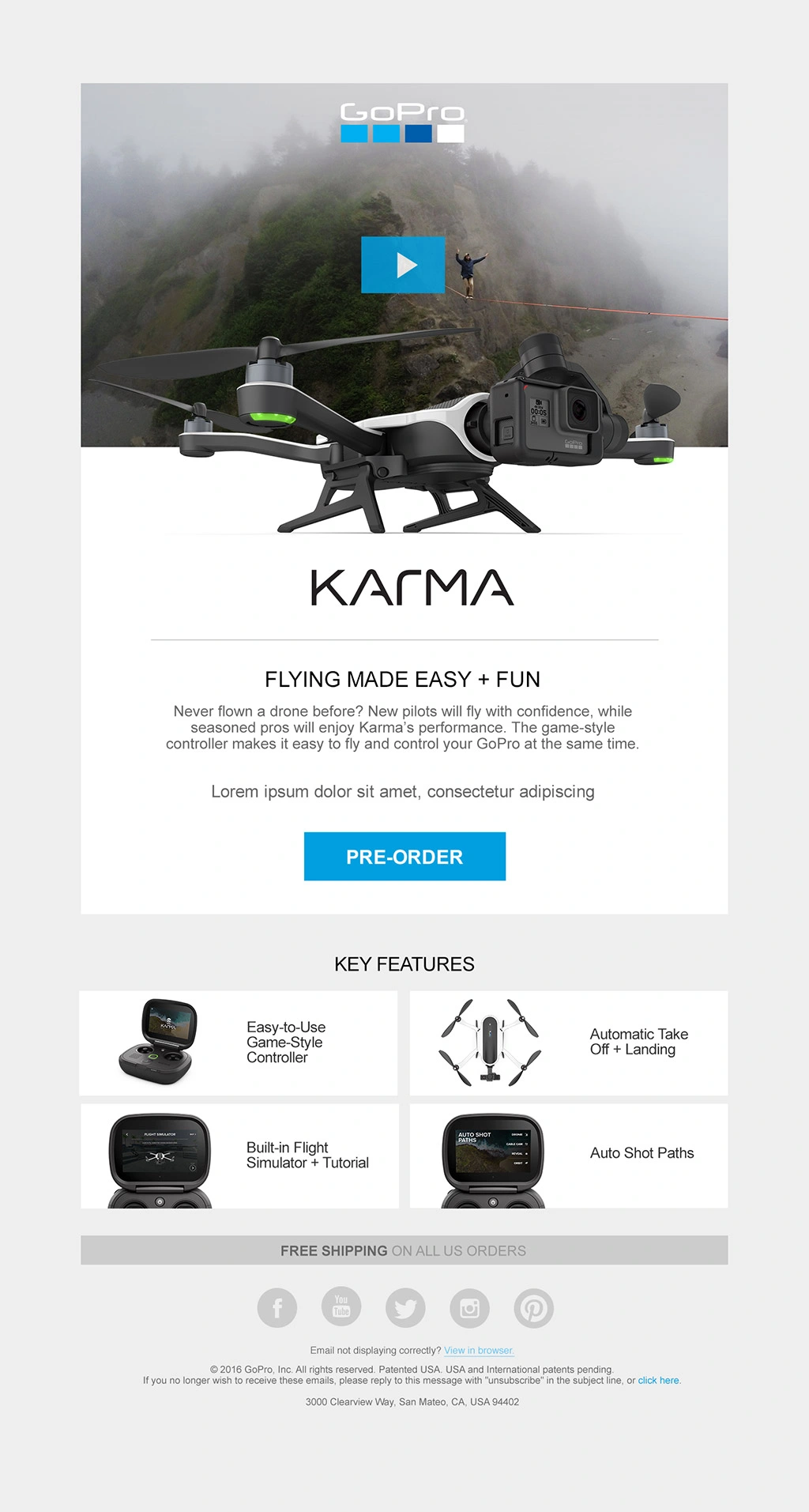 Karma launch email 3, shown in full.